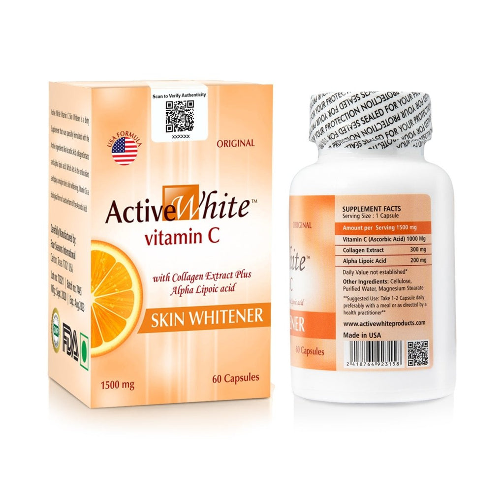 Active White Vitamin C Capsules - Zoukay