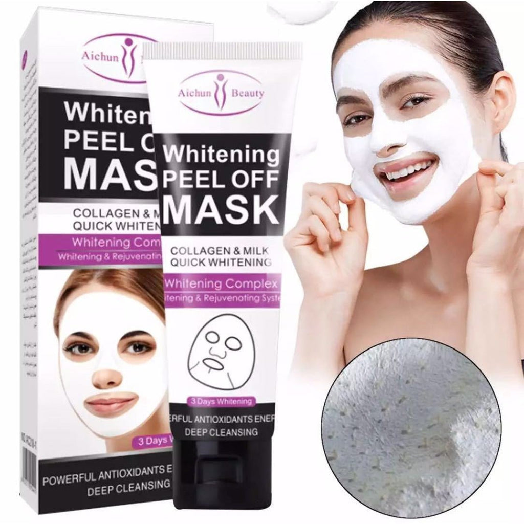 Aichun Beauty Whitening Collagen & Milk Peel Off Mask - Zoukay