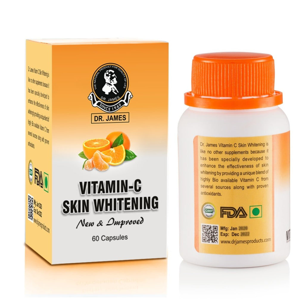 Dr James Vitamin-C Skin Whitening Capsules - Zoukay