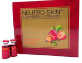 Neutro Skin Strawberry & Rosehips Glutathione Shots for Enhanced Skin Brightness
