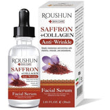 Roushun Saffron + Collagen Anti-Wrinkle Facial Serum 30ml - Zoukay