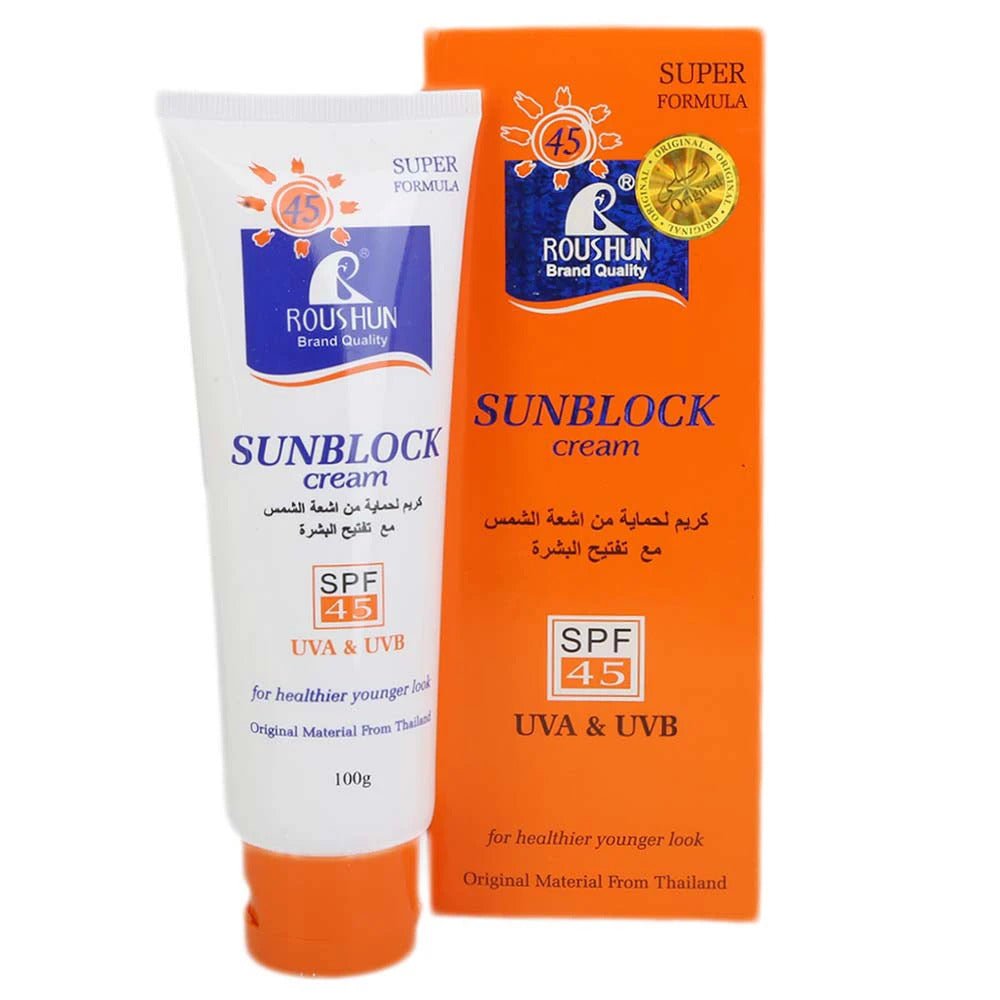 Roushun Sun Block Cream SPF 60 UVA & UVB - Zoukay