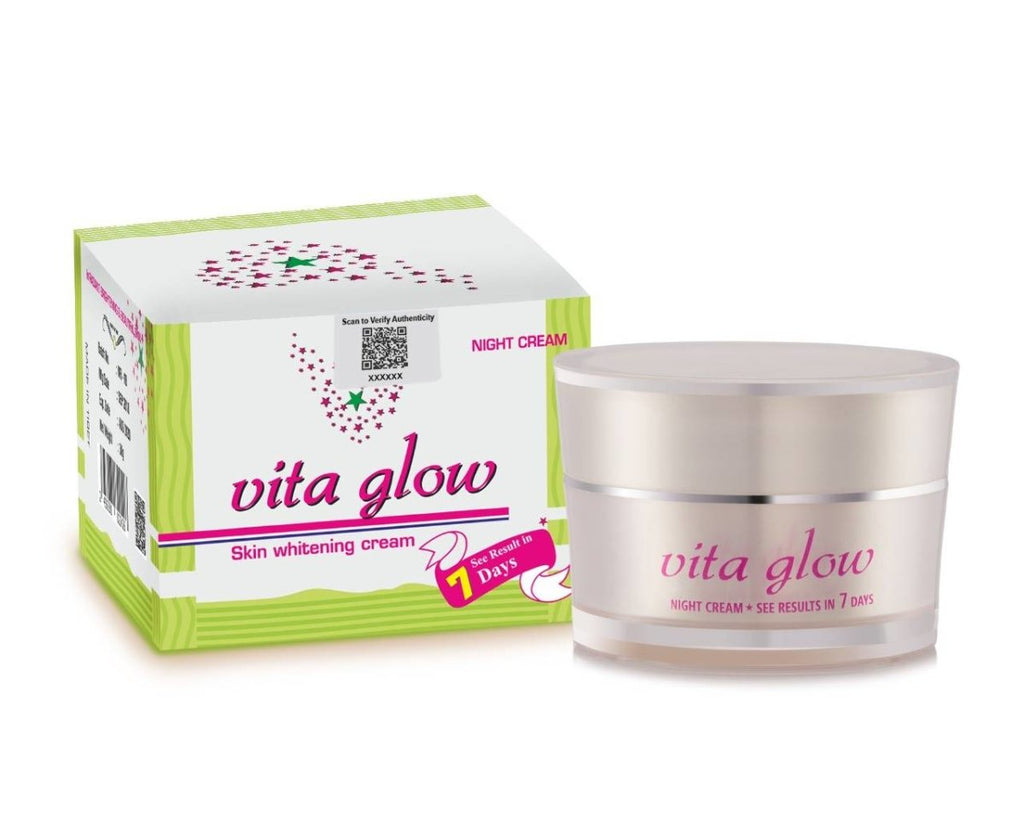 Vita Glow Glutathione Skin Whitening Night Cream - Zoukay